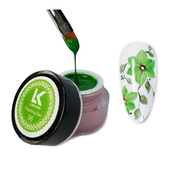 green-painting-gel-lisa-kon